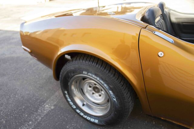 1972 Orange Chevrolet Corvette --