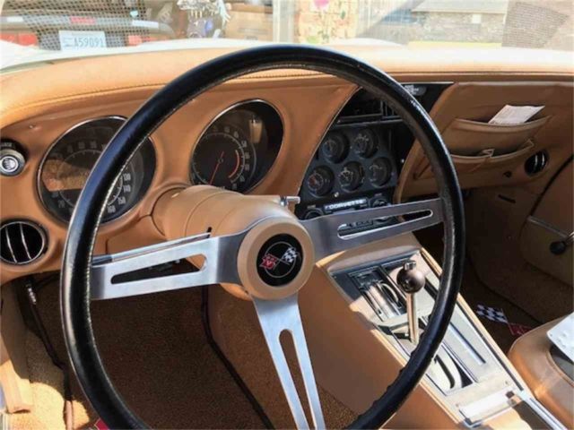 1972 Yellow Chevrolet Corvette T Tops