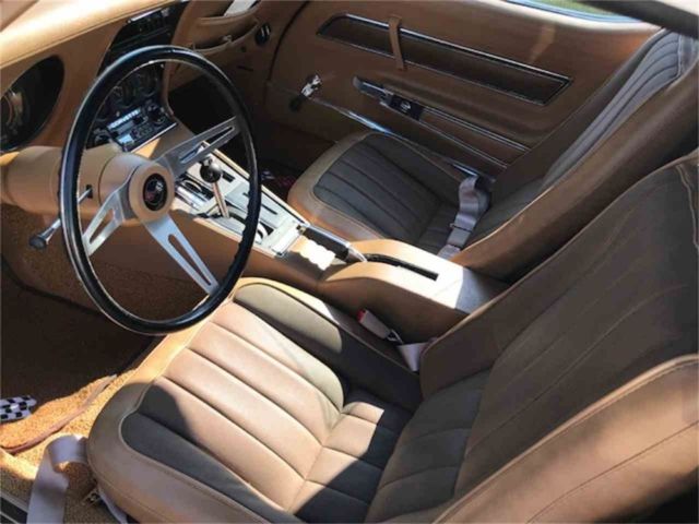 1972 Yellow Chevrolet Corvette T Tops