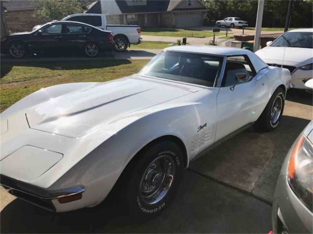 1972 Yellow Chevrolet Corvette T Tops