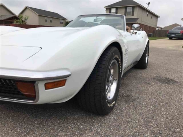 1972 Yellow Chevrolet Corvette T Tops