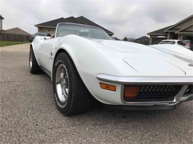 1972 Yellow Chevrolet Corvette T Tops
