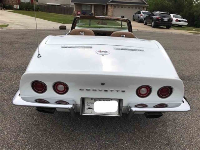 1972 Yellow Chevrolet Corvette T Tops