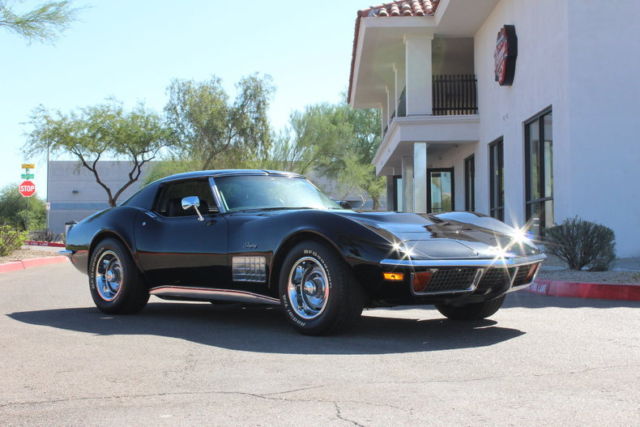 1972 Black Chevrolet Corvette Coupe