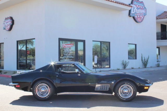 1972 Black Chevrolet Corvette Coupe