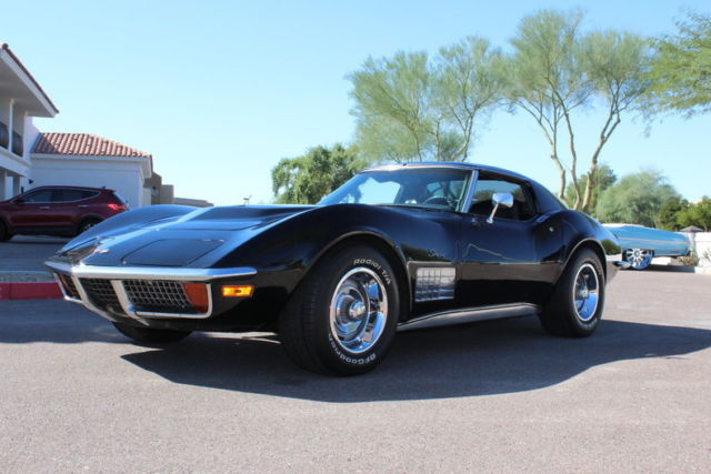 1972 Black Chevrolet Corvette Coupe