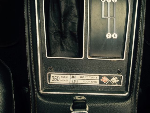 1972 ONTARIO ORANGE Chevrolet Corvette CONVERTIBLE