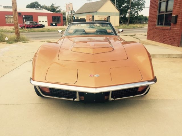 1972 ONTARIO ORANGE Chevrolet Corvette CONVERTIBLE