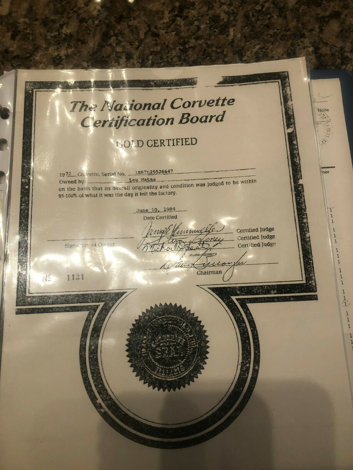 1972 Green Chevrolet Corvette Coupe