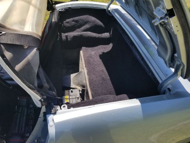 1972 Silver Chevrolet Corvette Convertible