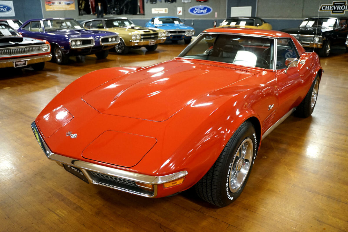 1972 Red Chevrolet Corvette --