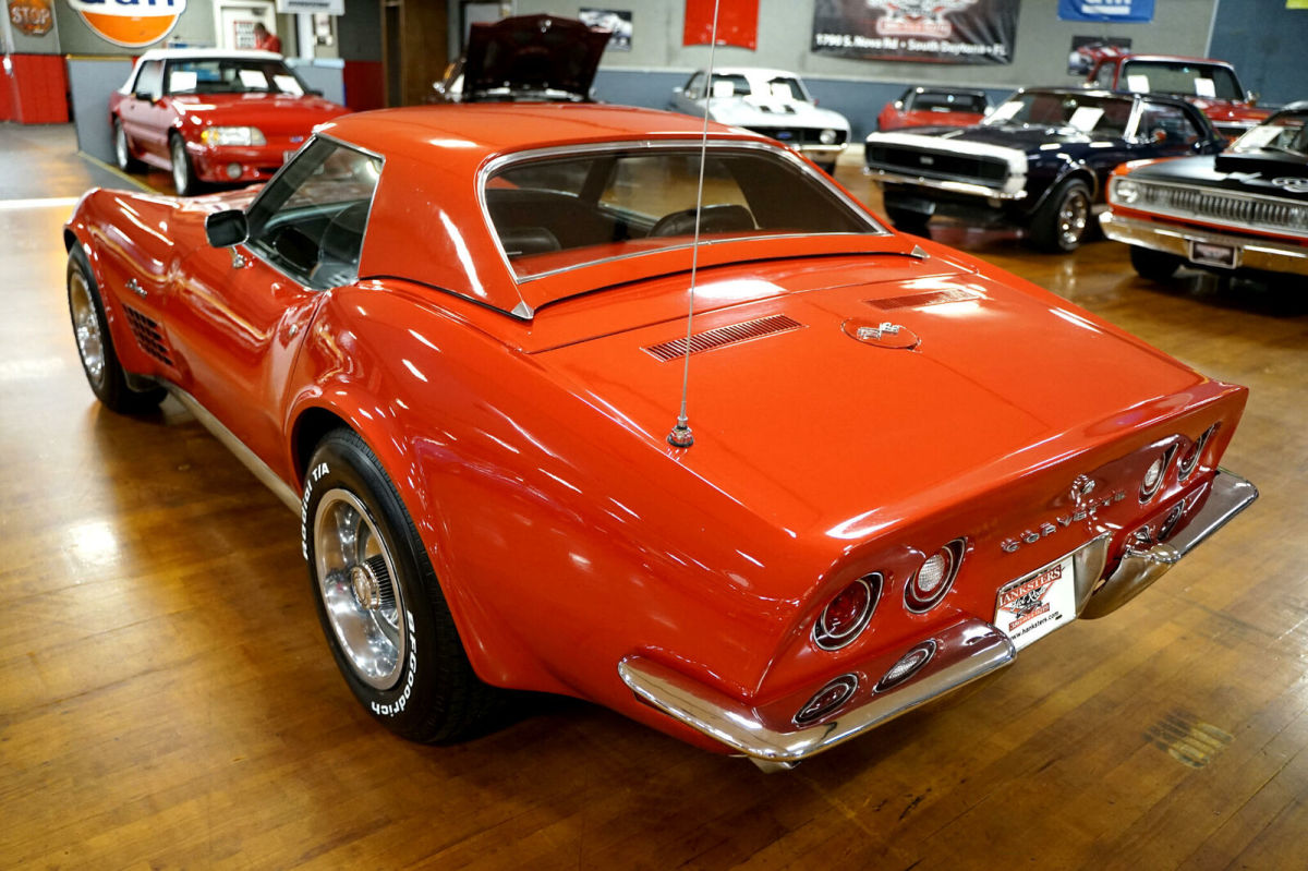 1972 Red Chevrolet Corvette --