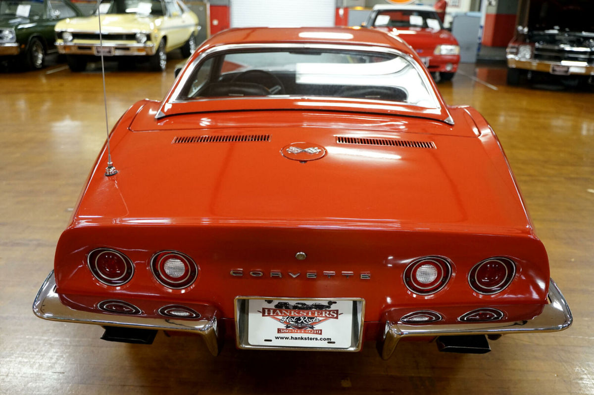 1972 Red Chevrolet Corvette --