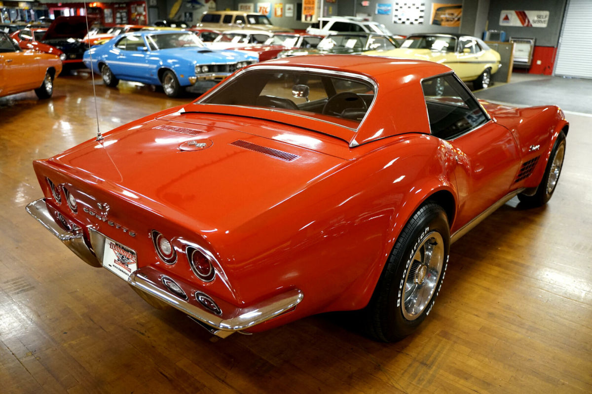 1972 Red Chevrolet Corvette --
