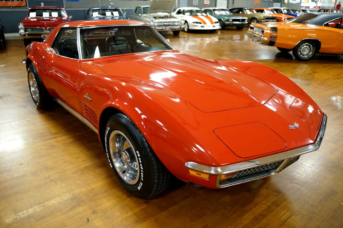 1972 Red Chevrolet Corvette --