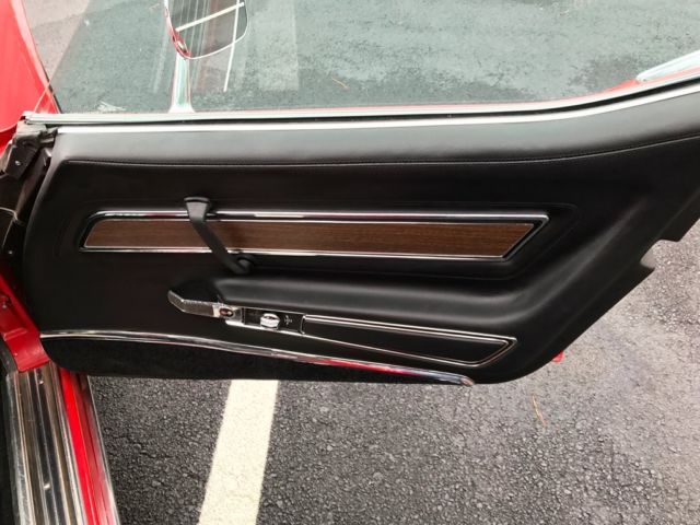 1972 Red Chevrolet Corvette --