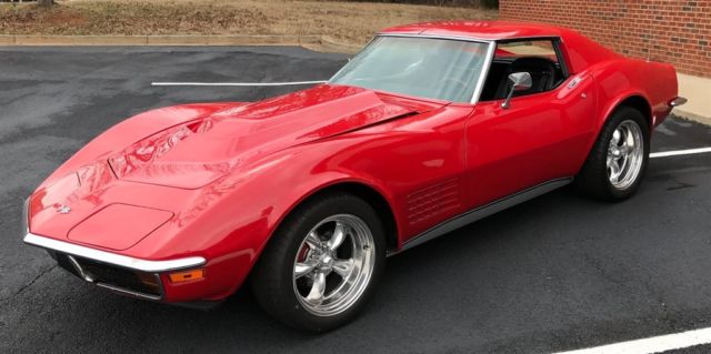 1972 Red Chevrolet Corvette --