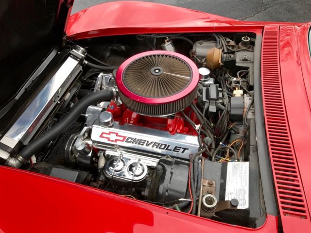 1972 Red Chevrolet Corvette --