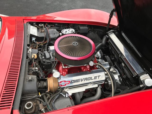 1972 Red Chevrolet Corvette --