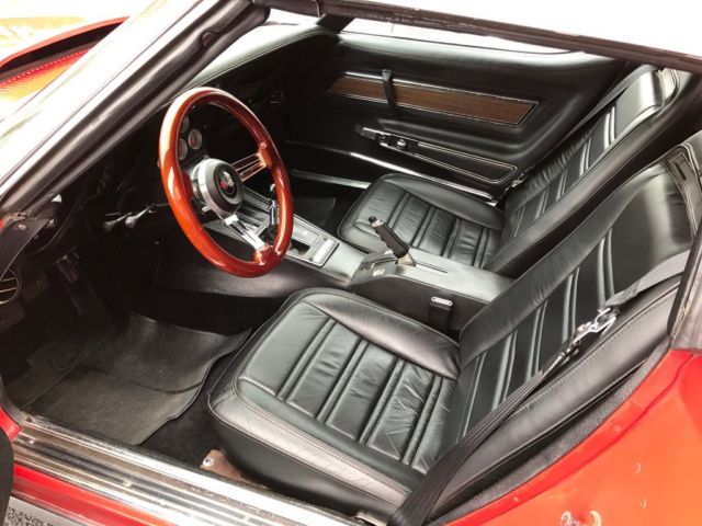 1972 Red Chevrolet Corvette --