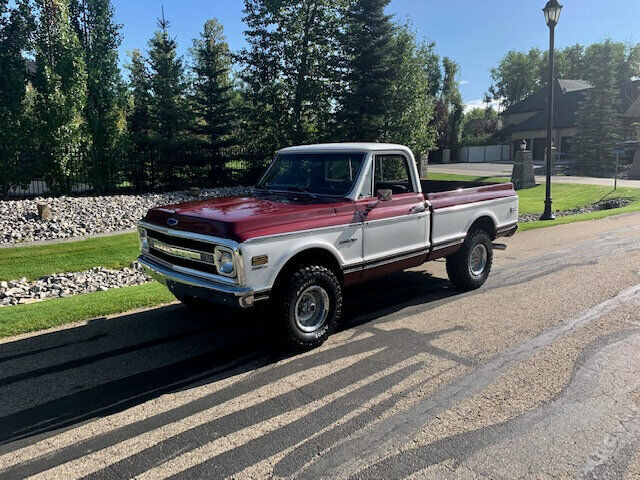 1972 Burgundy Chevrolet C-10 Pickup Truck