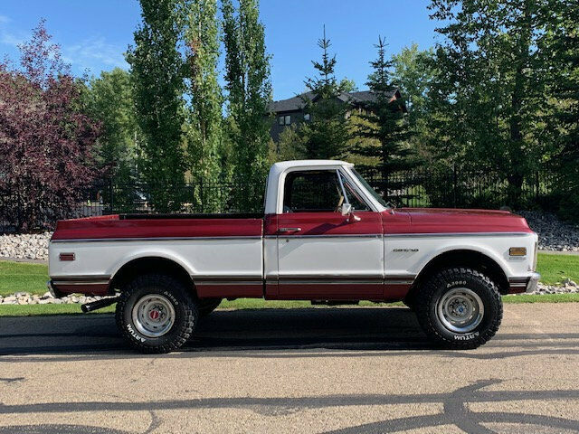 1972 Burgundy Chevrolet C-10 Pickup Truck