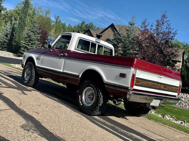 1972 Burgundy Chevrolet C-10 Pickup Truck