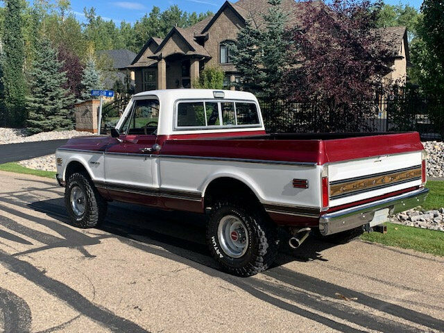 1972 Burgundy Chevrolet C-10 Pickup Truck