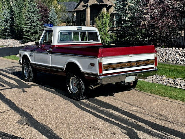 1972 Burgundy Chevrolet C-10 Pickup Truck