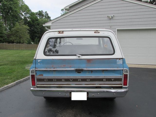 1972 Yellow Chevrolet Blazer SUV
