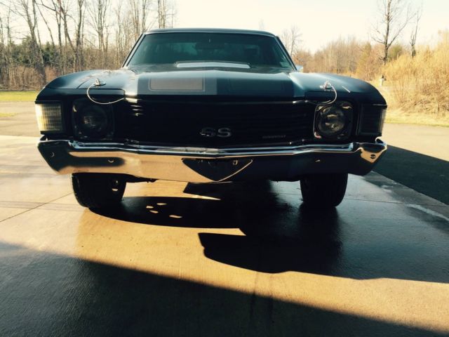 1972 Blue/ Grey Chevrolet El Camino Standard Cab Pickup