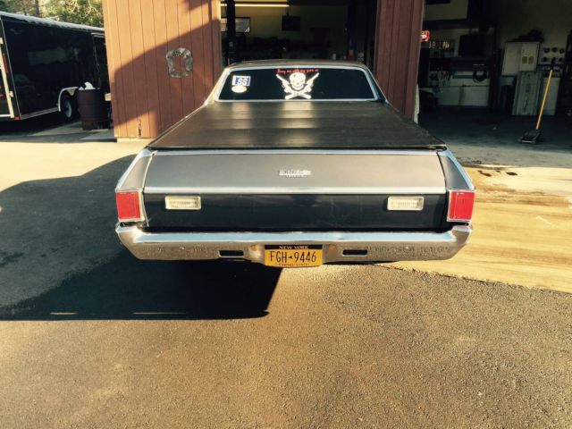 1972 Blue/ Grey Chevrolet El Camino Standard Cab Pickup