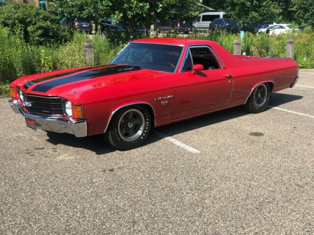 1972 Red Chevrolet El Camino