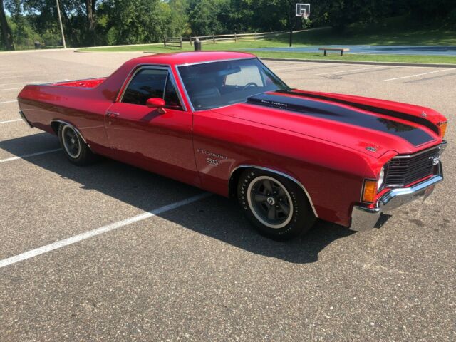 1972 Red Chevrolet El Camino