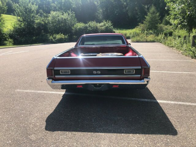 1972 Red Chevrolet El Camino