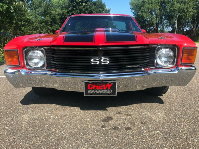 1972 Red Chevrolet El Camino