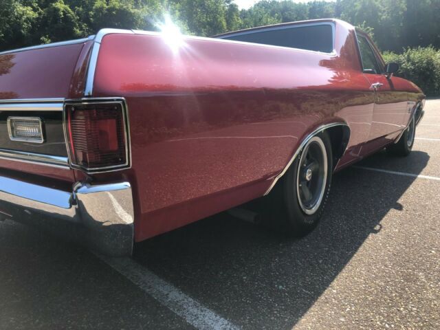 1972 Red Chevrolet El Camino
