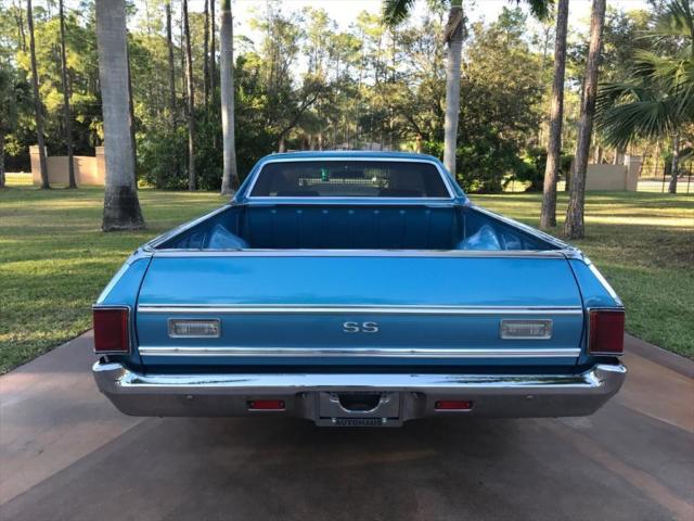 1972 Blue Chevrolet El Camino Sedan