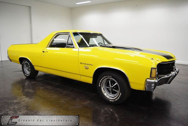 1972 Yellow Chevrolet SS Pickup