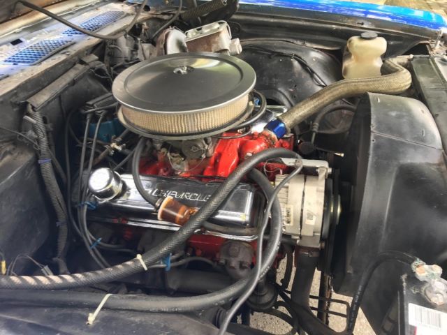 1972 Blue Chevrolet El Camino Cab & Chassis