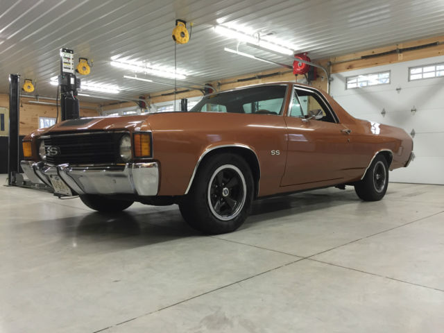 1972 Black Chevrolet El Camino Pickup Truck