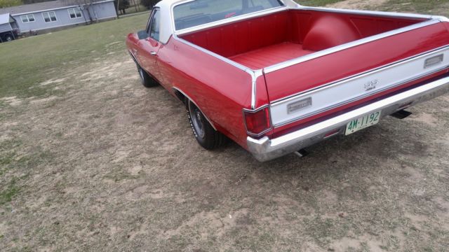 1972 Red Chevrolet El Camino Standard Cab Pickup