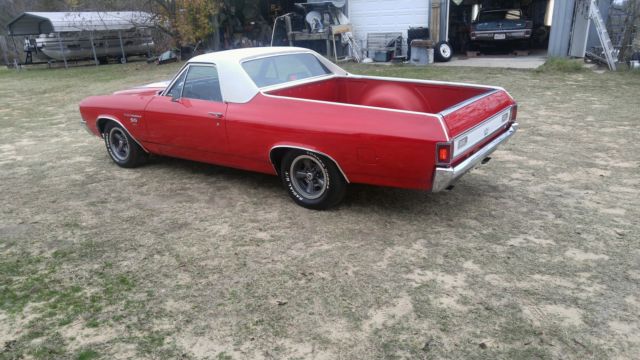 1972 Red Chevrolet El Camino Standard Cab Pickup
