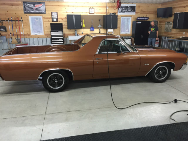 1972 Black Chevrolet El Camino Pickup Truck
