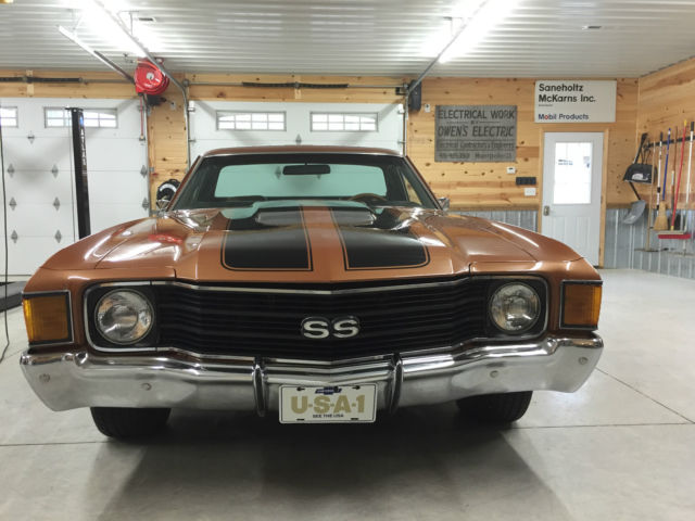 1972 Black Chevrolet El Camino Pickup Truck