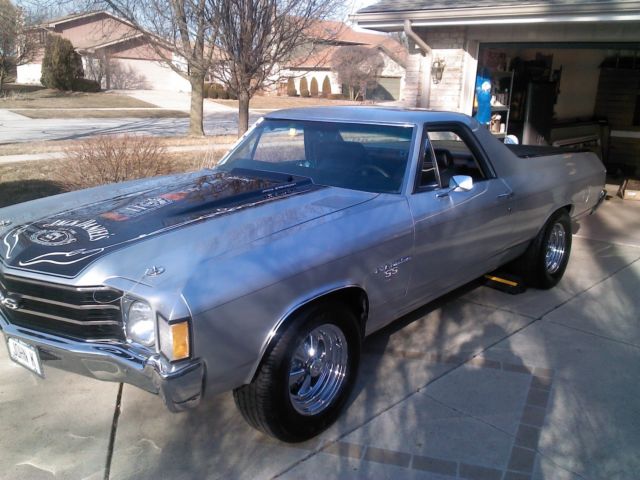 1972 Super Silver Chevrolet El Camino Pick Up