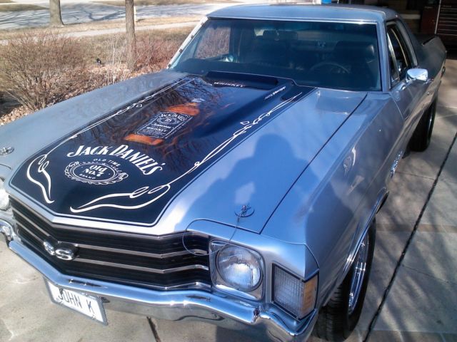 1972 Super Silver Chevrolet El Camino Pick Up