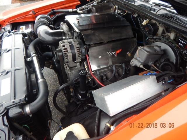 1972 Orange Chevrolet El Camino Standard Cab Pickup
