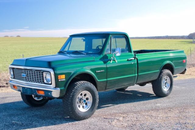 1972 Green Chevrolet Other Pickups Standard Cab Pickup