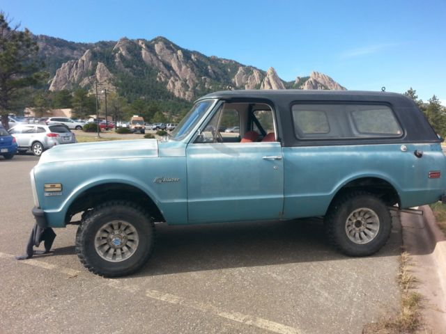 1972 Blue Chevrolet Blazer SUV